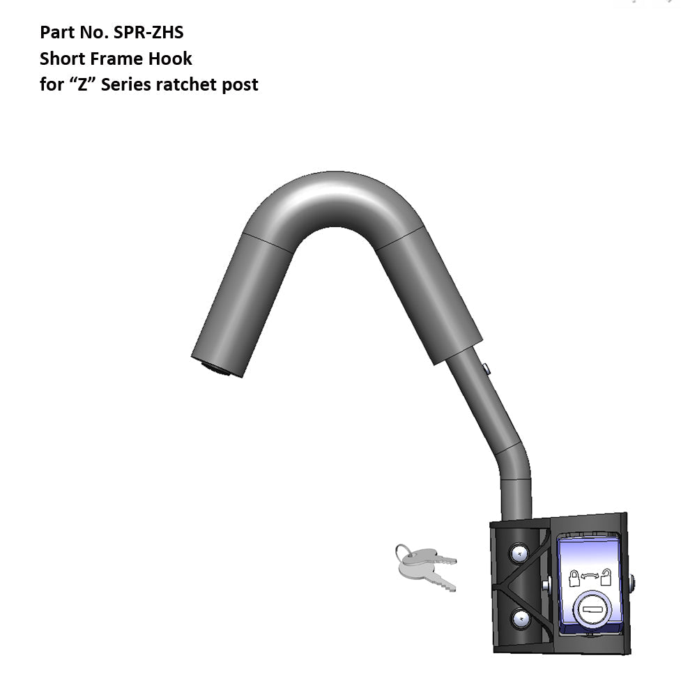 Short Locking Ratchet Frame Hook - Key 106