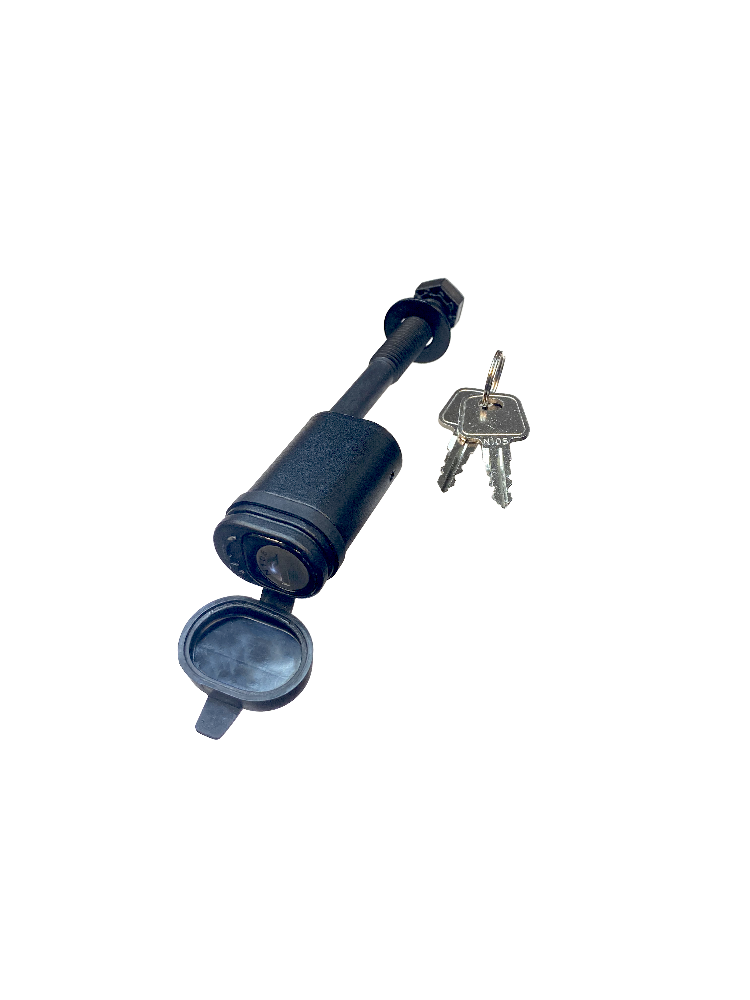 Pin Lock Rack Tyre Locking 1/2 x 13 TPI Threaded Hitch Pin - Key 106 – Hollywood Racks ...